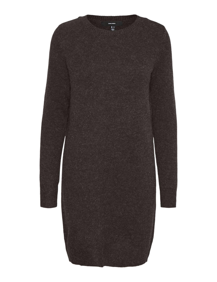 VERO MODA Damen Kleid 10215523 XS Chocolate Torte/Detail:w. Black Melange, XS Chocolate Torte/Detail