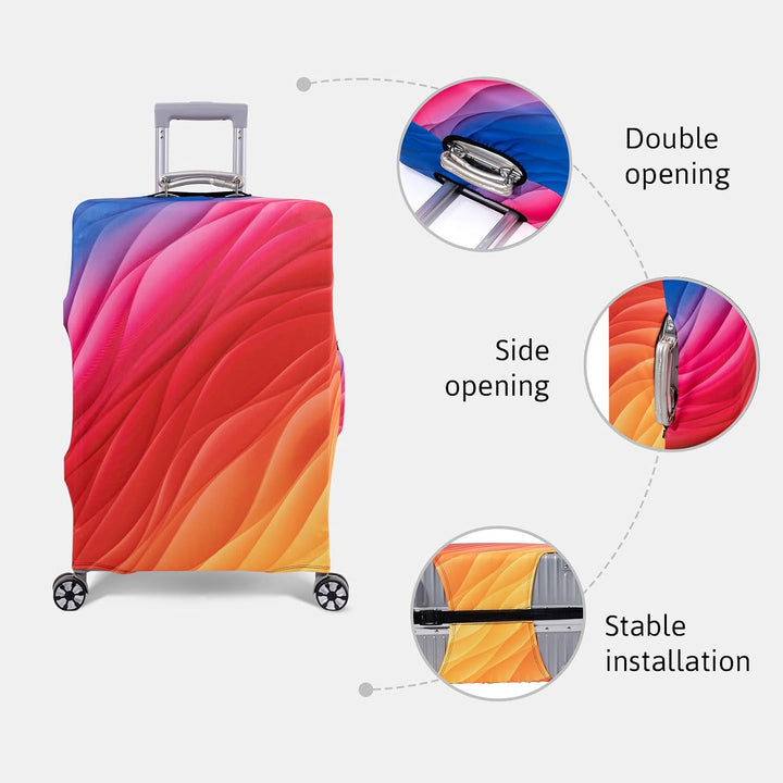 OrgaWise Kofferhülle Luggage Cover Gepäck Cover Gepäckabdeckung for Travel Luggage Schutzhülle Koffe