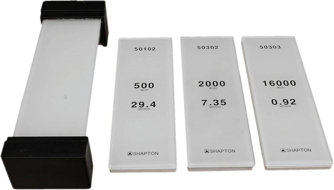 Shapton Glass Stone Kit 500, 2000, 16000, Holder (japan import)