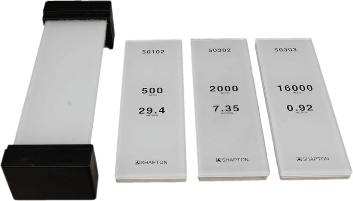Shapton Glass Stone Kit 500, 2000, 16000, Holder (japan import)