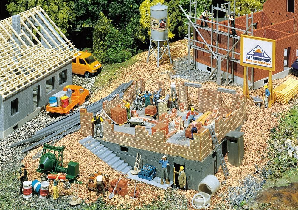 FALLER 130307 - Haus im Bau, 18.6 x 5.2 x 27.8 cm