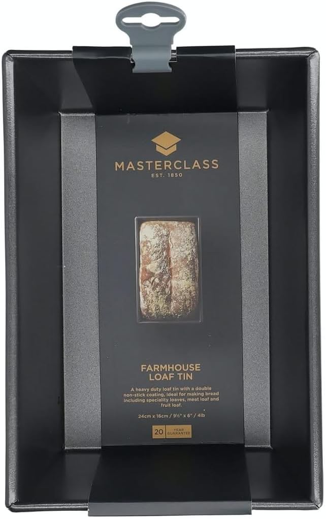 MasterClass 4lb Brotbackform mit PTFE, PFOA und BPA freiem Antihaftbeschichtung, robuster 1mm Kohlen