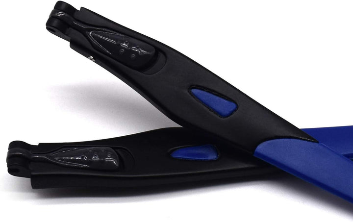 HKUCO Ersatzgläser Beine für Oakley Crosslink Brillengestell Dunkelblau/Grau, Dunkelblau/Grau