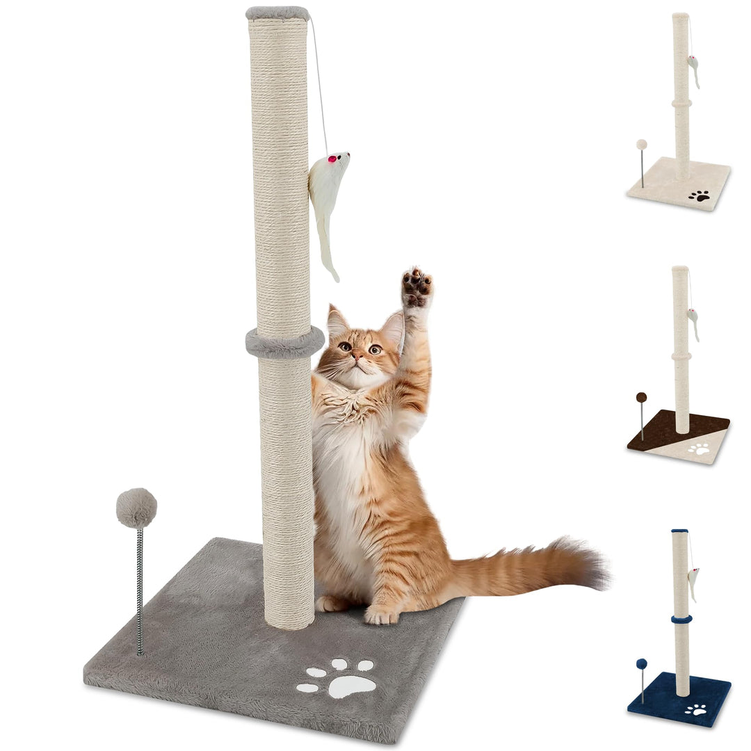 Beltom® Kratzbaum Katzenkratzbaum Kletterbaum. Katzenbaum Katzen Spielbaum, mit Zwinger 81,5 cm. - G