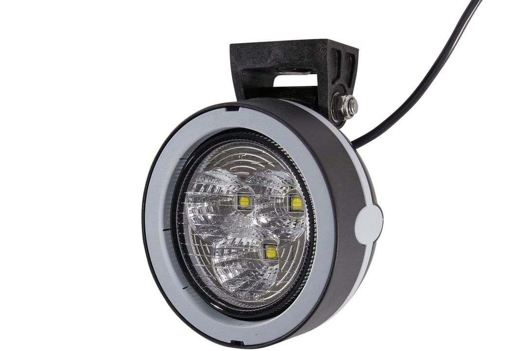 HELLA - LED-Arbeitsscheinwerfer - Mega Beam Gen. IV - 24/12V - 2500lm - Anbau/geschraubt - hängend -