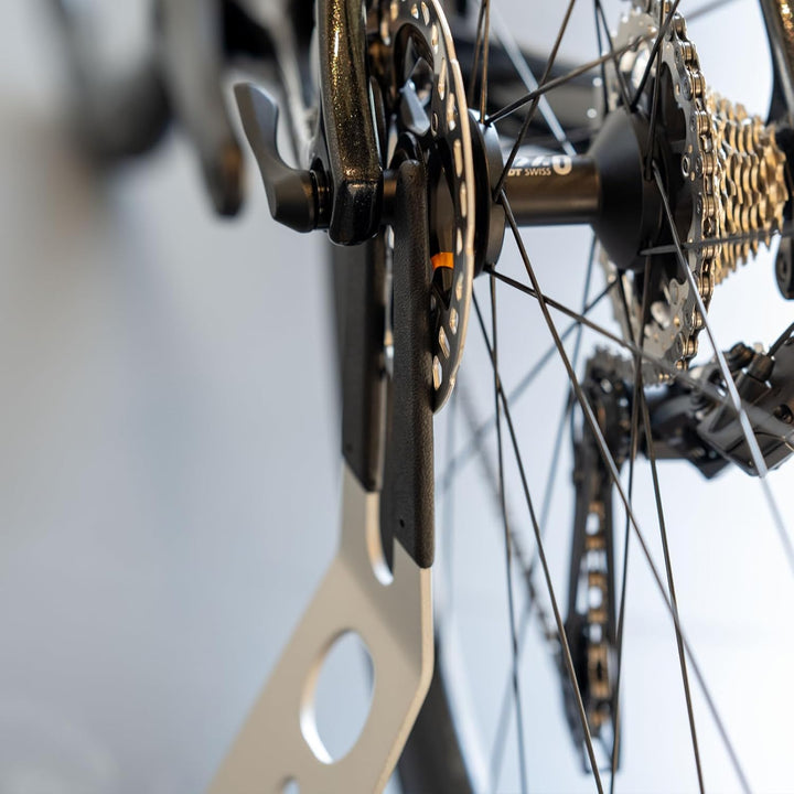 XLC VS-F02 Fahrrad Abstellständer (für 1 Fahrrad | Silber), Silber