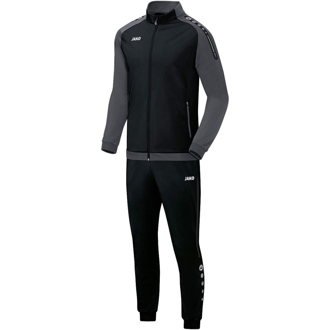 JAKO Herren Champ Trainingsanzug Polyester XL schwarz/anthrazit, XL schwarz/anthrazit