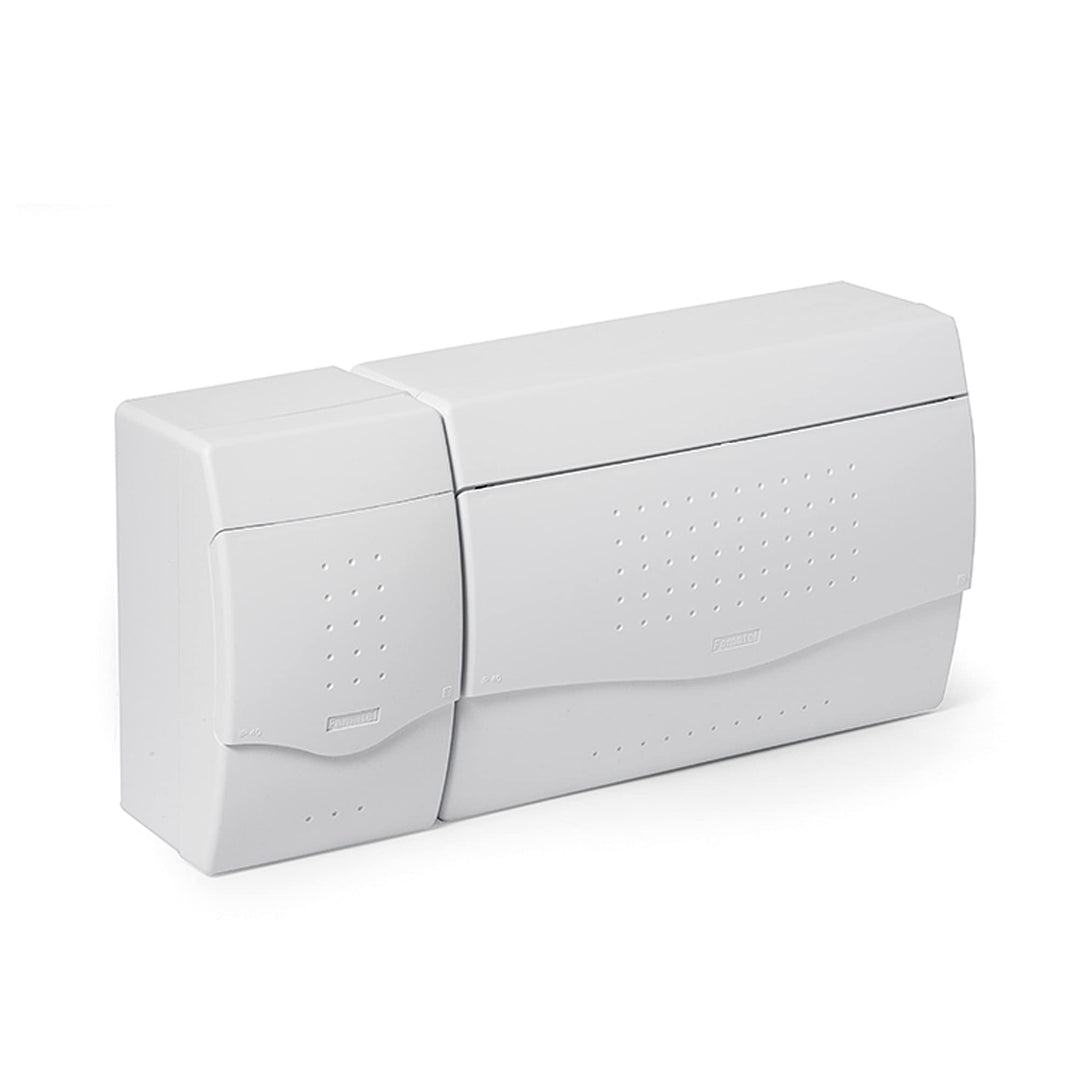 FAMATEL – Aufputzschrank Nuova | IP40 | ICP 32+14 Elemente | 195x404x100 | Lichtundurchlässige Tür