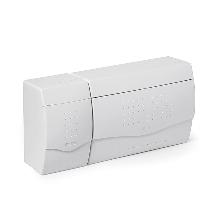 FAMATEL – Aufputzschrank Nuova | IP40 | ICP 32+14 Elemente | 195x404x100 | Lichtundurchlässige Tür