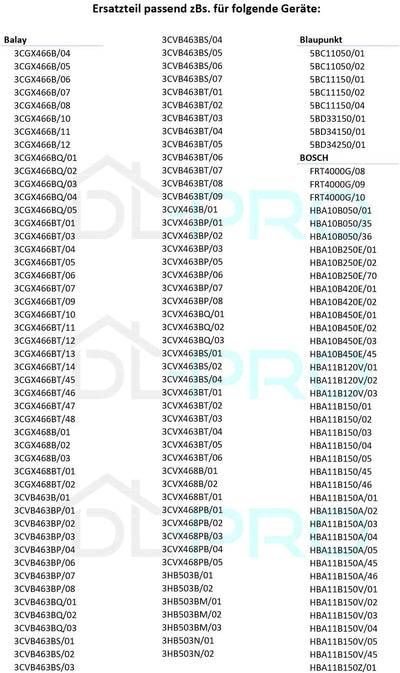 DL-pro Backofendichtung 450x340mmTürdichtung Dichtung rundum 4Haken passend für Bosch Siemens 007540