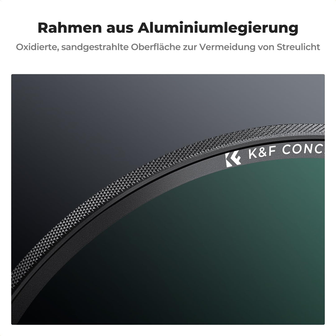 K&F Concept K-Serie 49mm Slim Zirkularer Polfilter Polarisationsfilter CPL Magnetischer Filter Cirku