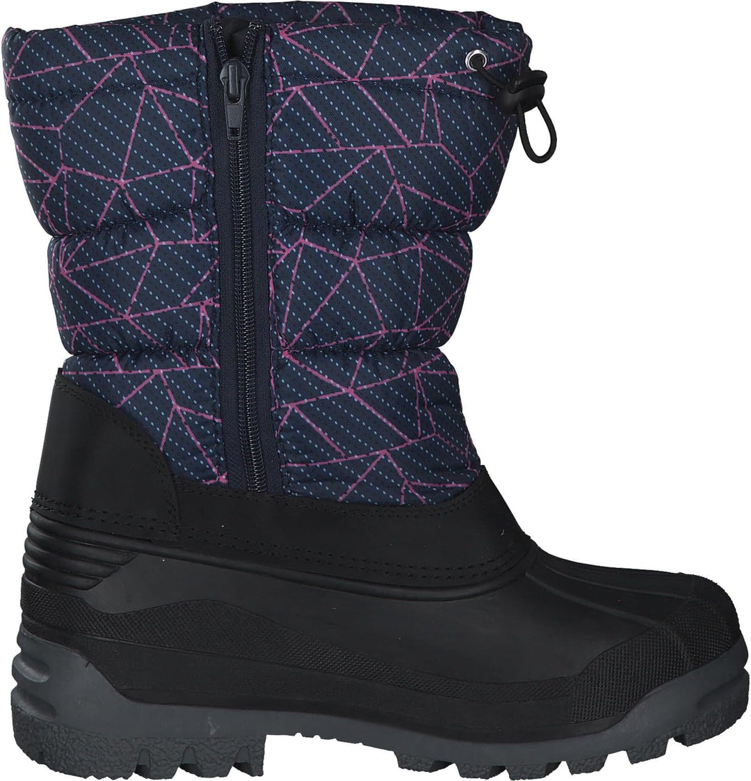 CMP Unisex Kinder Kids Sneewy Snowboots Schnee-Stiefel 25 EU Blau Pink B Blue Fucsia, 25 EU Blau Pin