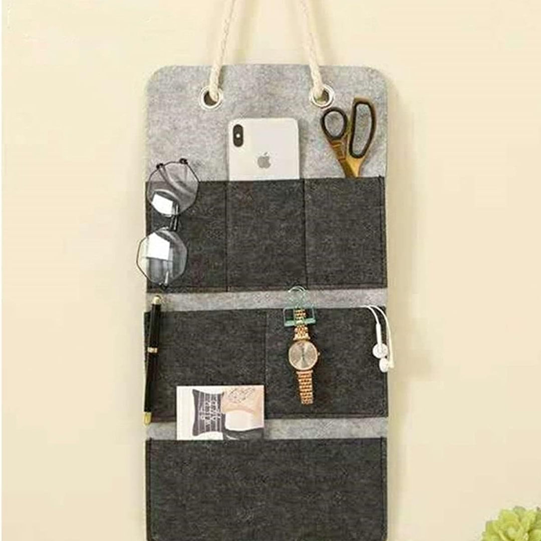 2 St. Hängeorganizer Wand Organizer Hängend Bad Filz Tasche Tür Hängeaufbewahrung Camping Aufbewahru