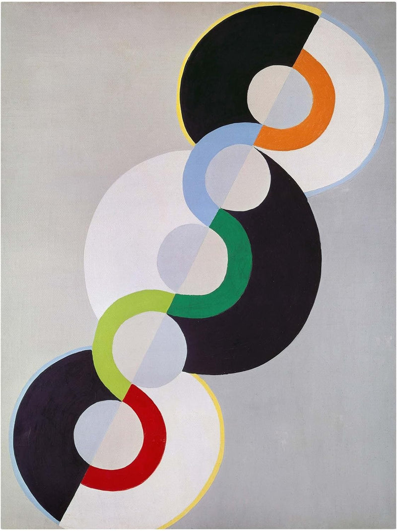 Bilderwelten Leinwandbild div. Künstler Robert Delaunay Endloser Rhythmus 40 x 30cm 40cm x 30cm Robe