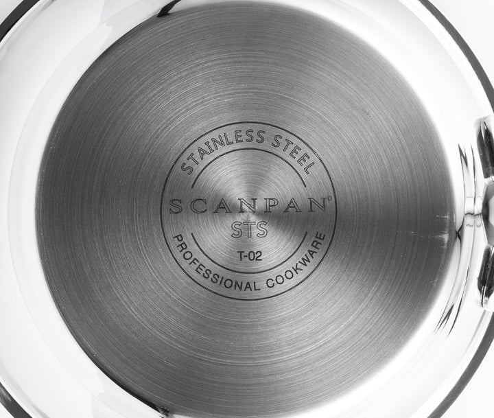 SCANPAN STS Edelstahl-Pfannen Set 20+28 cm | Multifunktionale Pfannen Induction mit Aluminiumkern, S