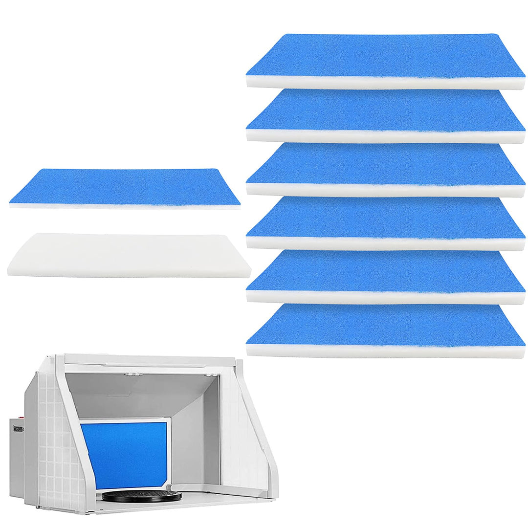 8 Stück Filter Paint Booth, Airbrush-Spritzkabinenfilter Airbrush Absauganlage Zubehör für Luftpinse