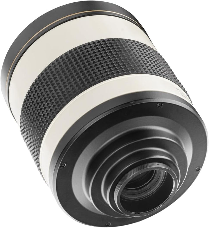 Walimex Pro 800mm 1:8,0 CSC Spiegelobjektiv für Fuji X Objektivbajonett weiss (manueller Fokus, für