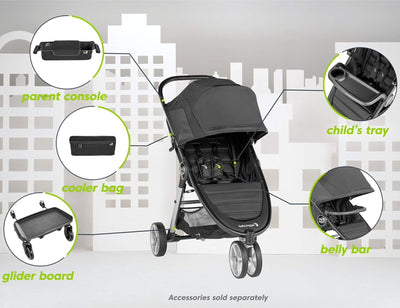 Baby Jogger Sicherheitsbügel | Für City Elite 2, City Mini GT2 & City Mini 2 Buggy Kinderwagen, Sich