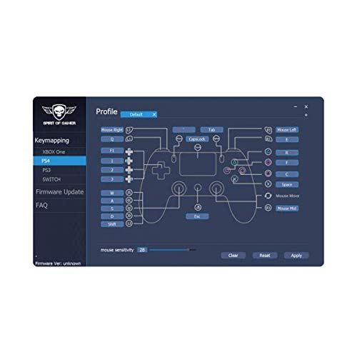 Spirit Of Gamer - Xpert G700 - Adapter Kombinierte RGB - Tastatur und Maus Set Für PS4, XBOX ONE, PC