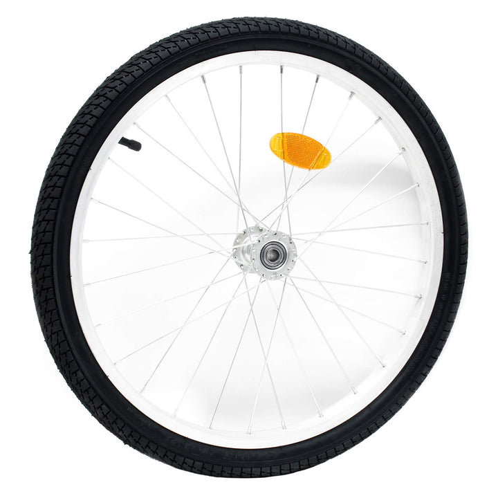 Wiltec Ersatzrad für Fahrradanhänger für Hunde 47-406 (20x1,75"), Rad für Transportanhänger, luftber