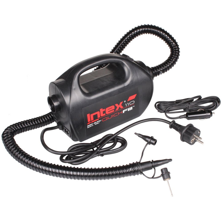 Quick Fill Pump 230V/12V, 2 Geschwindigkeiten, Anschlusskabel für Zigarettenanzünder oder