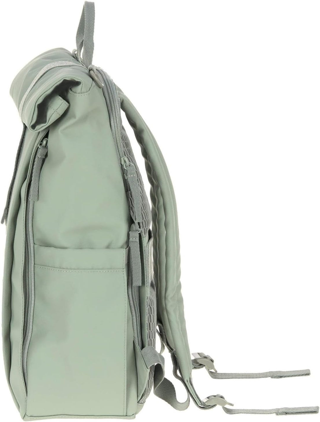 LÄSSIG Baby Wickelrucksack Wickeltasche Rucksack mit Wickelunterlage, Kinderwagenbefestigung, Flasch