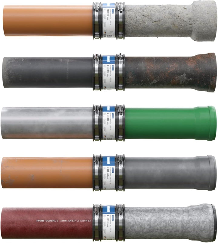 Crassus Schlauchadapter CDC 135 Typ 1, EPDM / V2A, 1 Stück, 120-135 mm, CRA14030, 120-135 mm