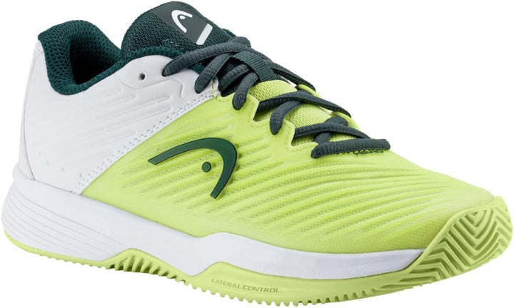HEAD Revolt Pro 4.0 Clay Junior Unisex Tennisschuh 38 EU Hellgrün Weiss, 38 EU Hellgrün Weiss