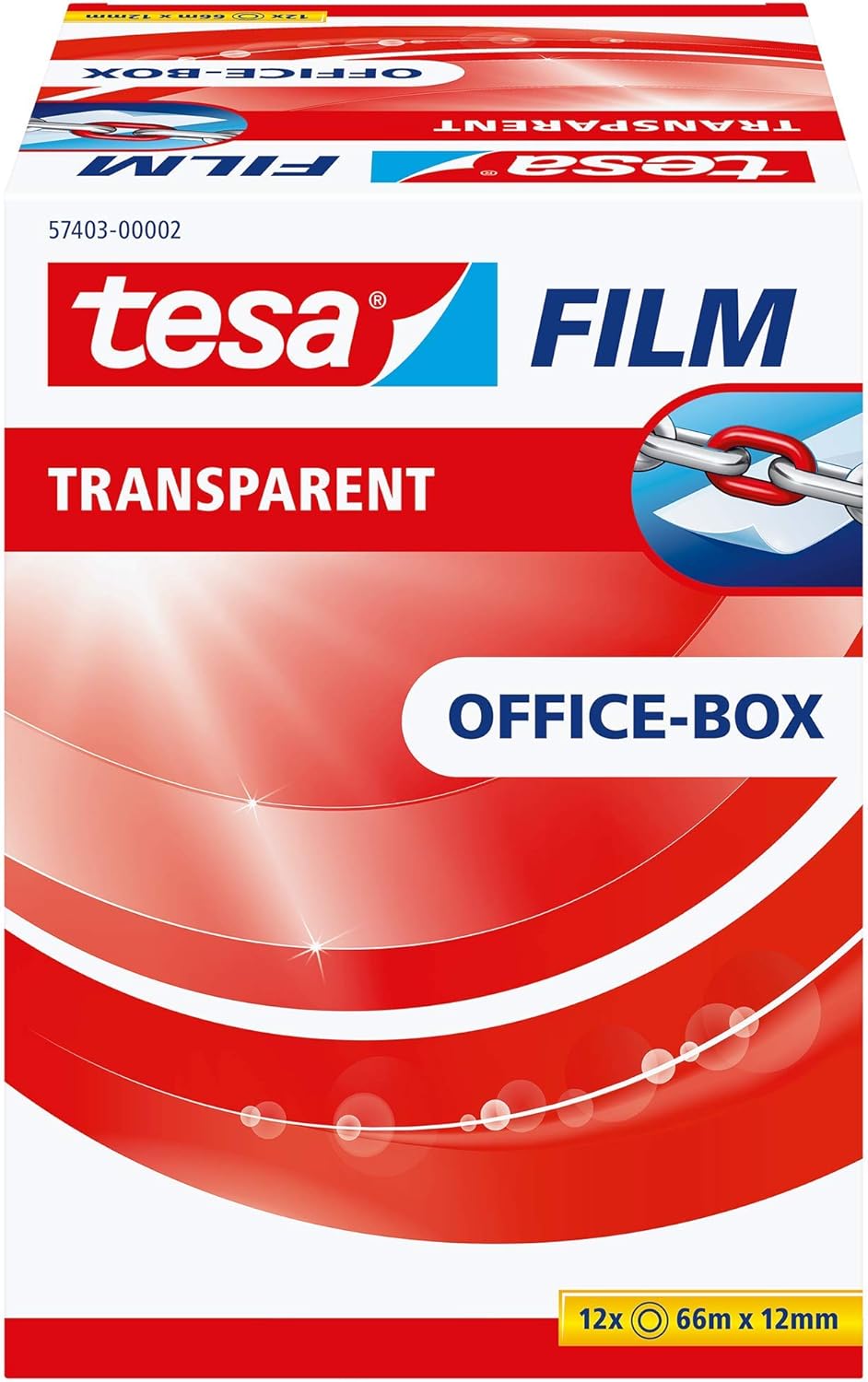 tesafilm transparent - Transparentes Klebeband mit starker Haftung - alterungsbeständig und reissfes