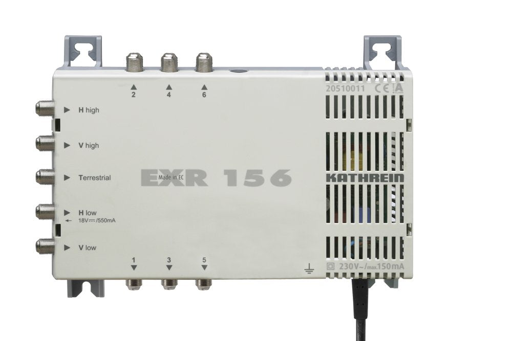 Kathrein EXR 156 Satelliten-ZF-Verteilsystem Multischalter (1 Satellit, 6 Teilnehmeranschlüsse, Klas