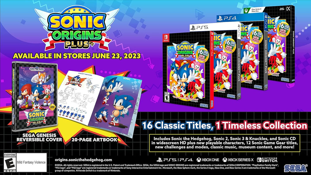 Sonic Origins Plus for Nintendo Switch