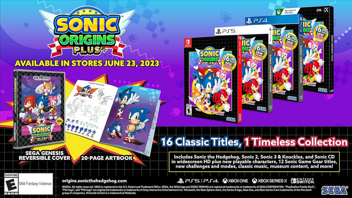 Sonic Origins Plus for Nintendo Switch