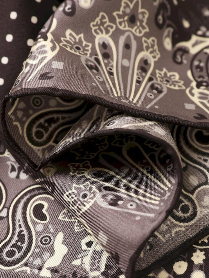 Herr Dame reine Seide Bandana handrolliertes SeidenHalstuch unisex Nickituch 53/53 cm, handgerollter