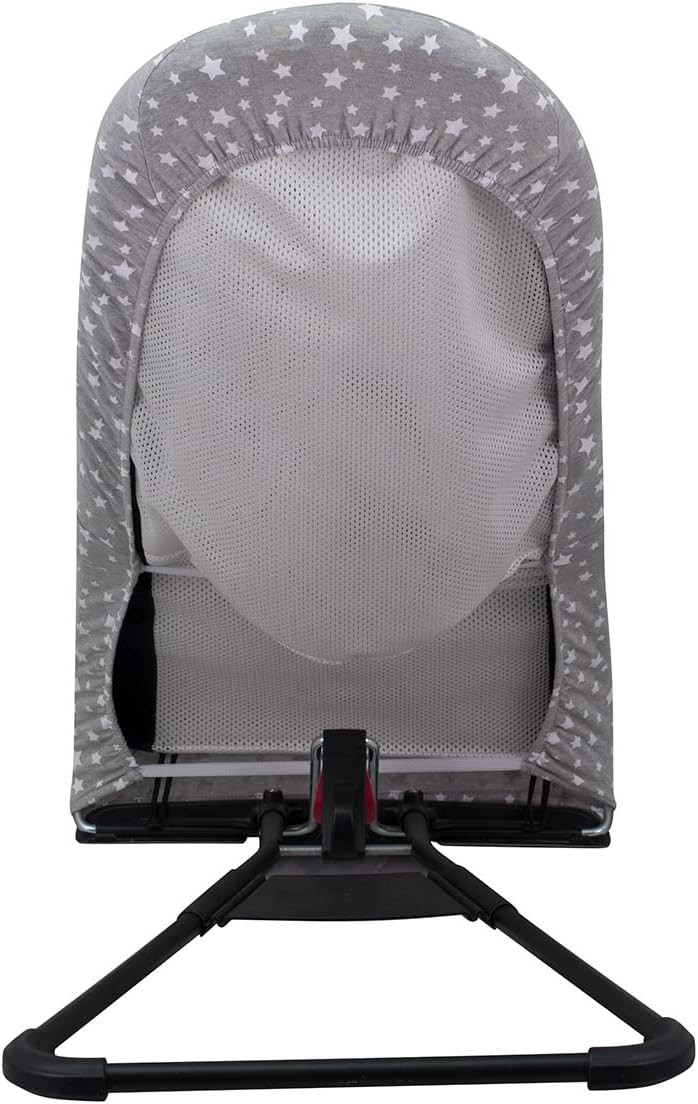 JYOKO KIDS Bezug kompatibel mit Babybjorn Bliss, Balance, Soft (White Star, Baumwolle), White Star
