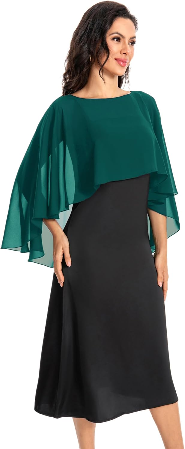 Baoqiya Damen 100 cm Einheitsgrösse Tealgreen, Einheitsgrösse Tealgreen