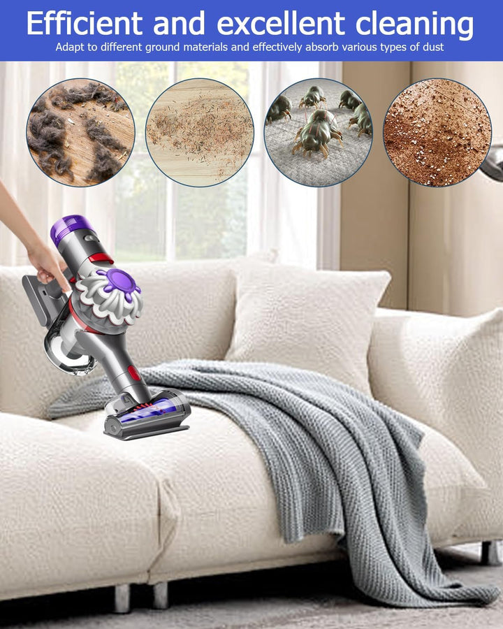 Mini Turbinendüse für Dyson V7 / V8 / V10 / V11 / V15 Staubsauger,Elektrische Matratzenbürste Kompat