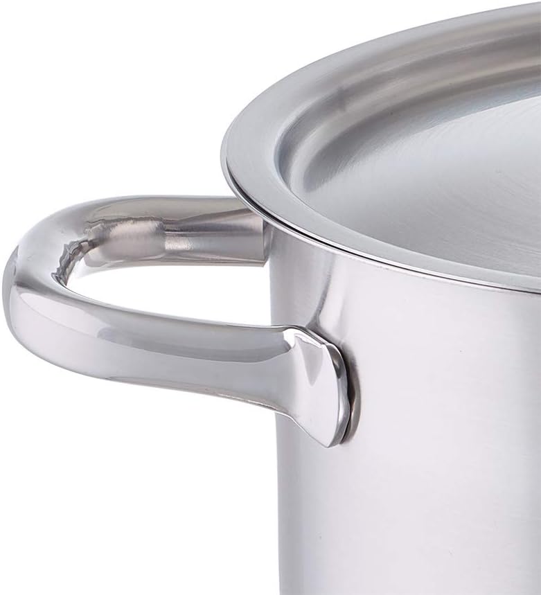 Fissler Family Line/Edelstahl-Topf (Ø 24 cm, 5,3 L) Kochtopf mit Metall-Deckel - Induktion, 24 cm