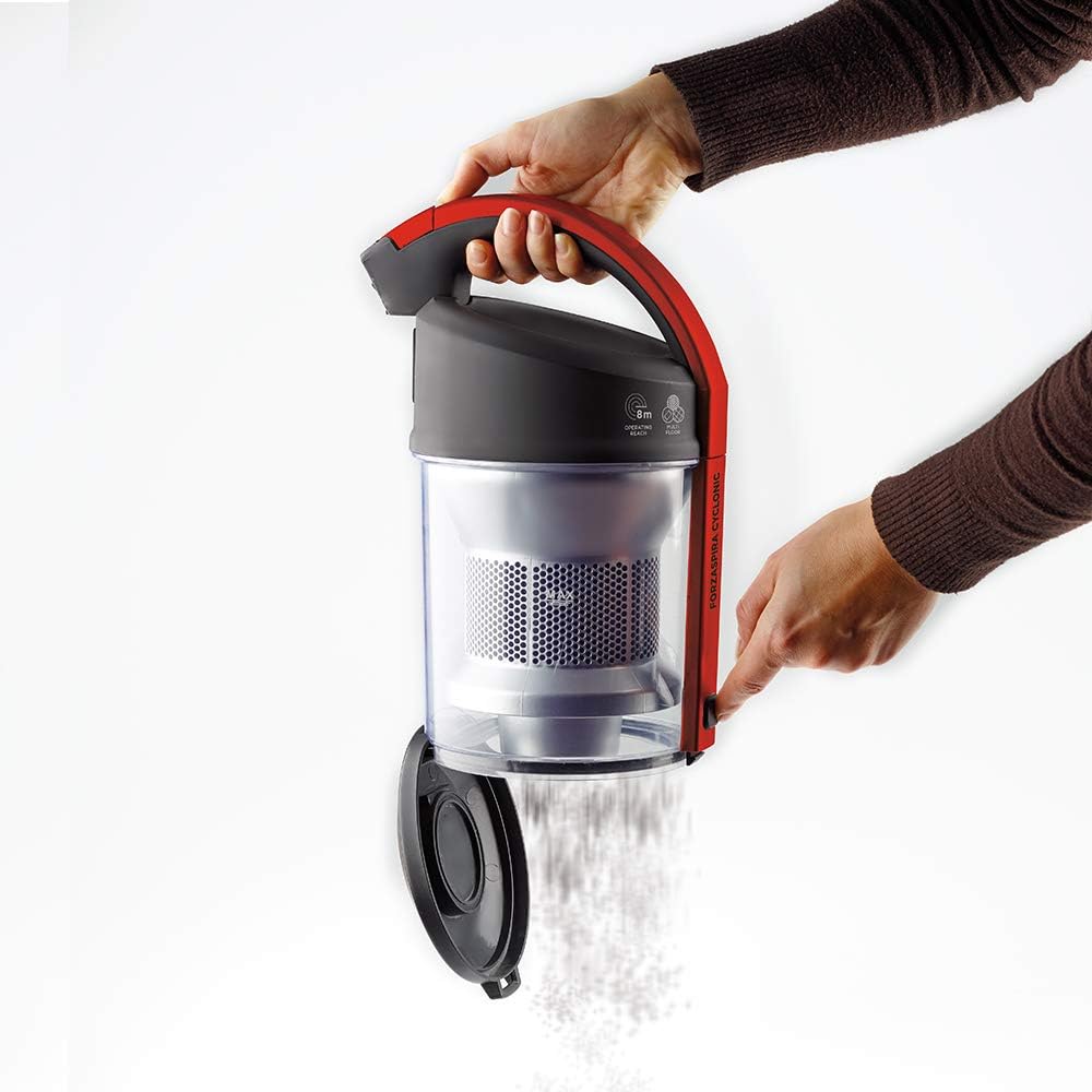 Polti PBEU0105 Bodenstaubsauger mit Zyklonfiltrierung, 2 liters, Schwarz_rot, Schwarz_rot