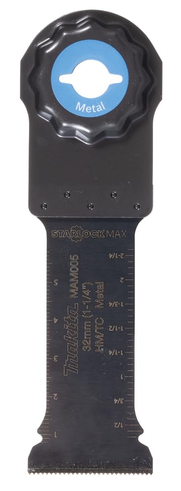 Makita B-66444 Starlock Max HM/TC Tauchsägeblatt 32 mm MAM005 metal, für Stahl, Edelstahl, Fiberglas