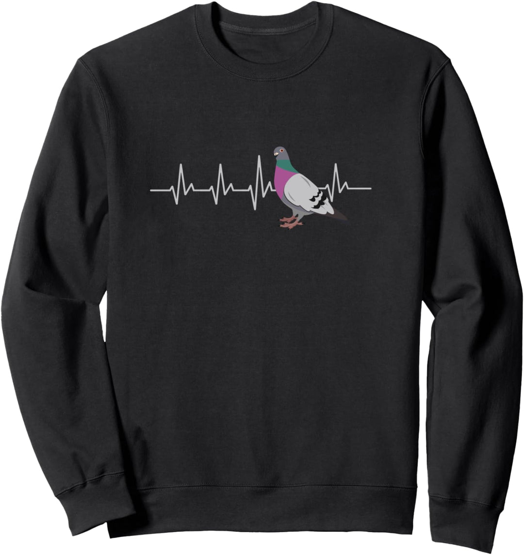 Taube Herzschlag Brieftaube Tauben Flüsterer Taubenzüchter Sweatshirt