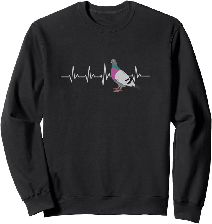 Taube Herzschlag Brieftaube Tauben Flüsterer Taubenzüchter Sweatshirt