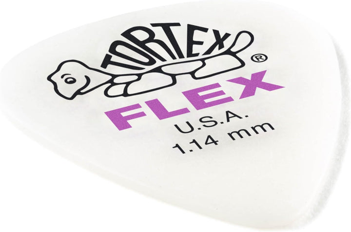 Médiators Jim Dunlop 1,14mm Tortex Flex 1,14mm sachet de 72 1,14mm Sachet de 72 1,14 mm Weiss, 1,14m