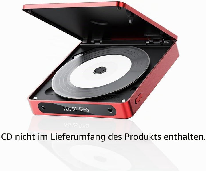 FiiO DM13 Tragbarer CD-Player mit Bluetooth (Rot), rot