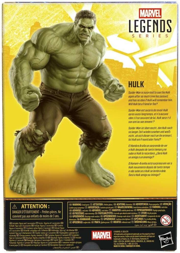 Marvel Legends Series Hulk, Spider-Man: Brand New Day Action-Figurenset zum Sammeln (15 cm)