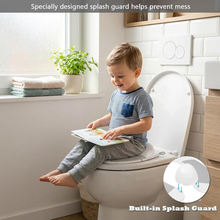 Bebamour klappbarer Kleinkind-Toilettensitz, tragbarer Reise-Toilettentrainer mit rutschfesten Aufla