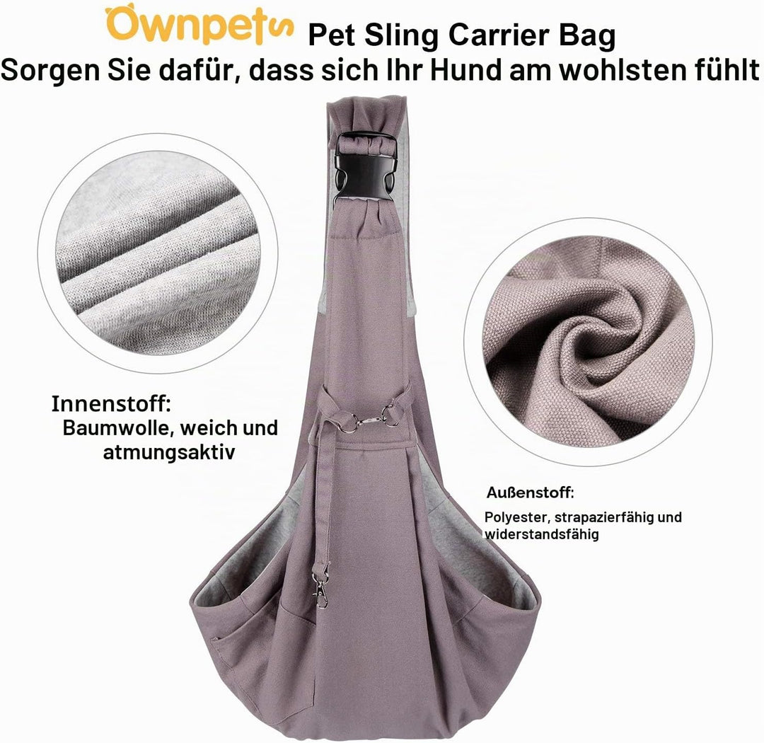 Hundetasche, Ownpets grosse Haustiertasche für kleinen Hund und Katze | Tragekraft bis 15kg – Angene