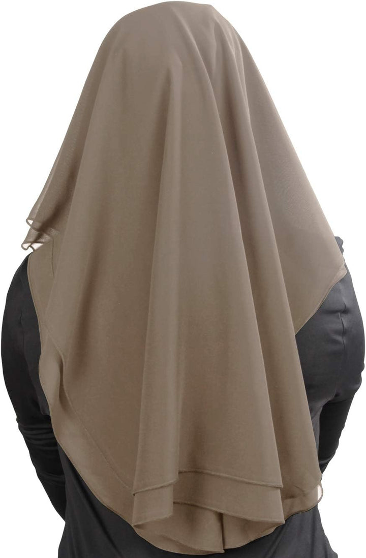 MyBatua 3 Schichten saudi niqab Im atmungsaktiven Georgette, Grosshandelspreis, 1 stk Gesichtsschlei
