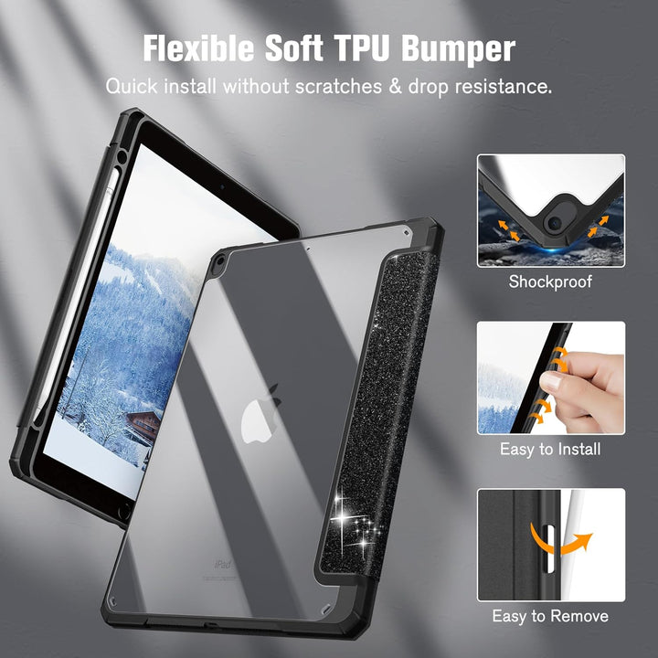 Fintie Hybrid Hülle für iPad Air 2019 (3. Generation) / iPad Pro 10.5 2017 - [Eingebauter Stifthalte