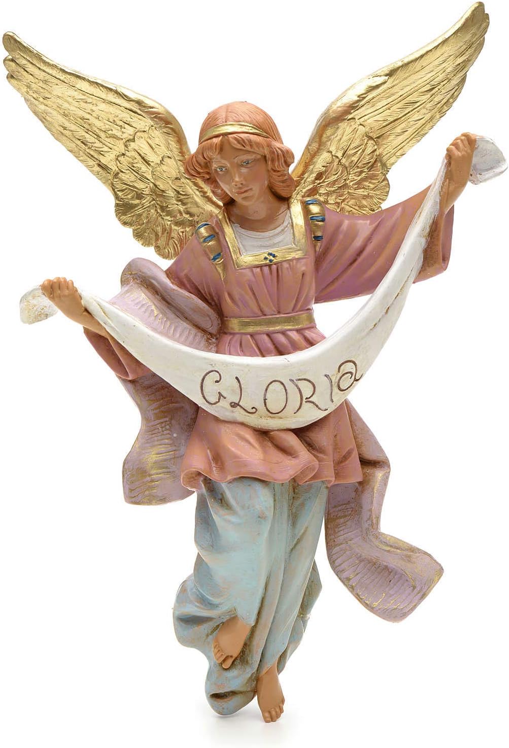 Holyart PVC Engel Gloria stehend, für die 30 cm Fontanini Krippe