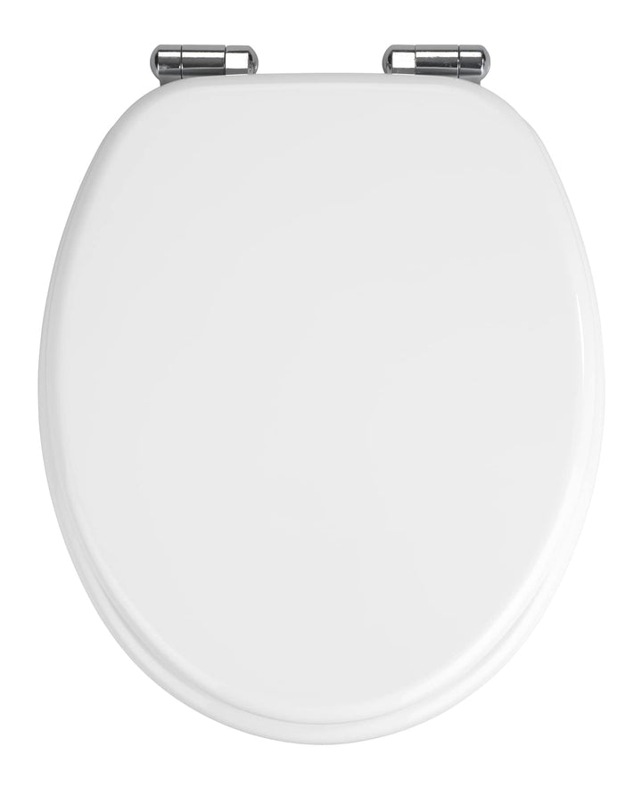 WENKO WC-Sitz Mod. Urbino, Toilettensitz mit Easy-Close Absenkautomatik, WC-Deckel für sanftes Decke